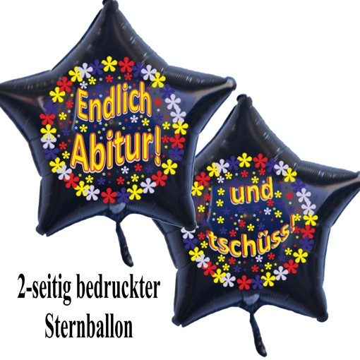 Endlich Abi Luftballons